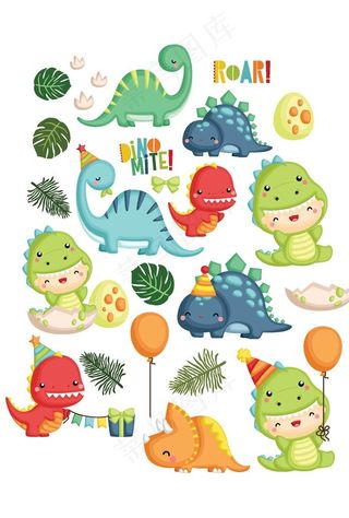 可爱儿童插画图片