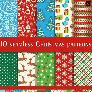 圣诞图案花纹图片