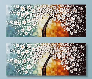 山水画 中式背景墙 装饰画 新图片