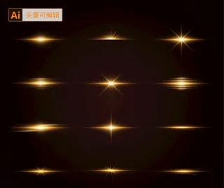 金色光效素材图片