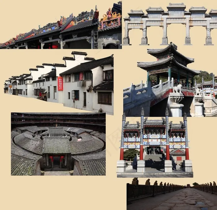 古建筑图片(10000X10000(DPI:300))psd模版下载