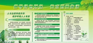 环保展板图片