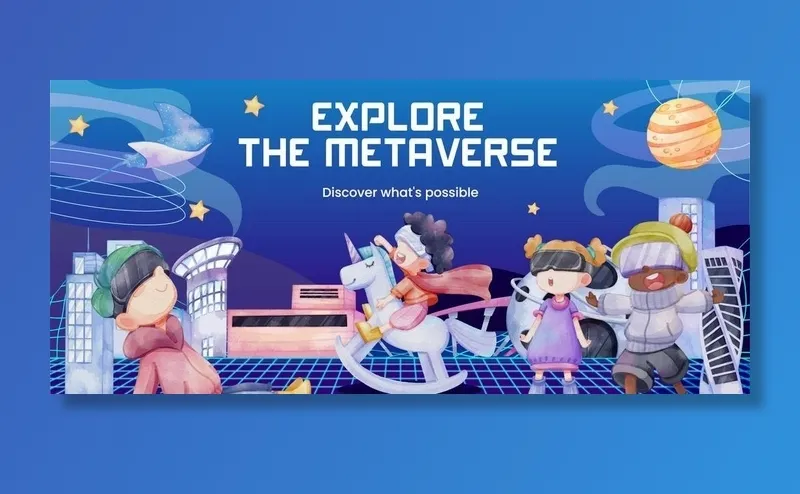 元宇宙VR图片eps,ai矢量模版下载