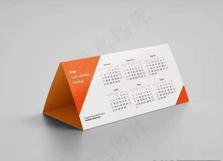 三角台历样机图片
