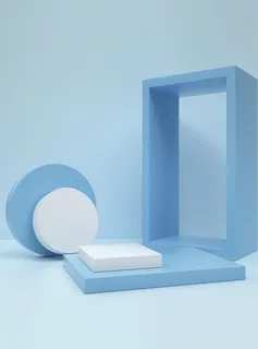 蓝色空间背景C4D图片 蓝色空间背景C4D图片