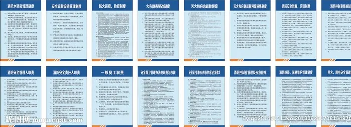消防制度牌图片
