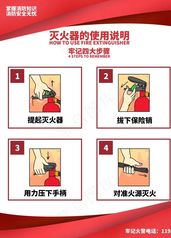 消防海报图片(3543x4724)psd模版下载