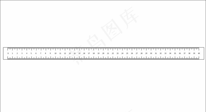 尺子图片ai矢量模版下载