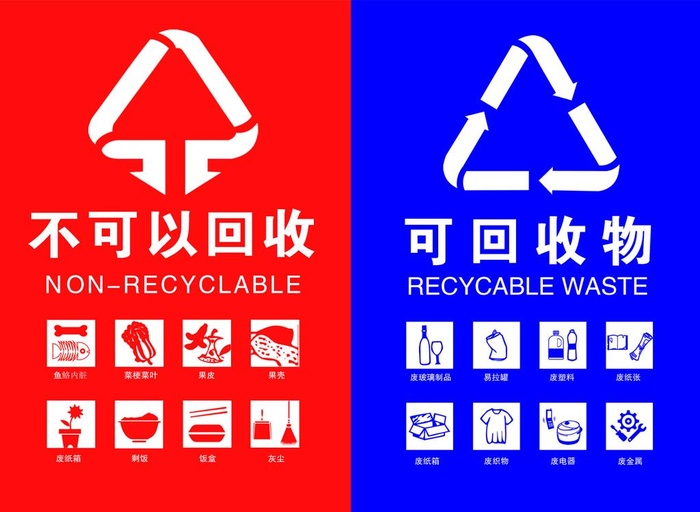 垃圾牌标识图片(1412x1077)psd模版下载