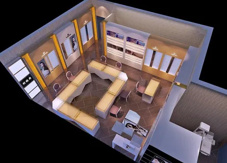 眼镜店效果图 眼镜店图片