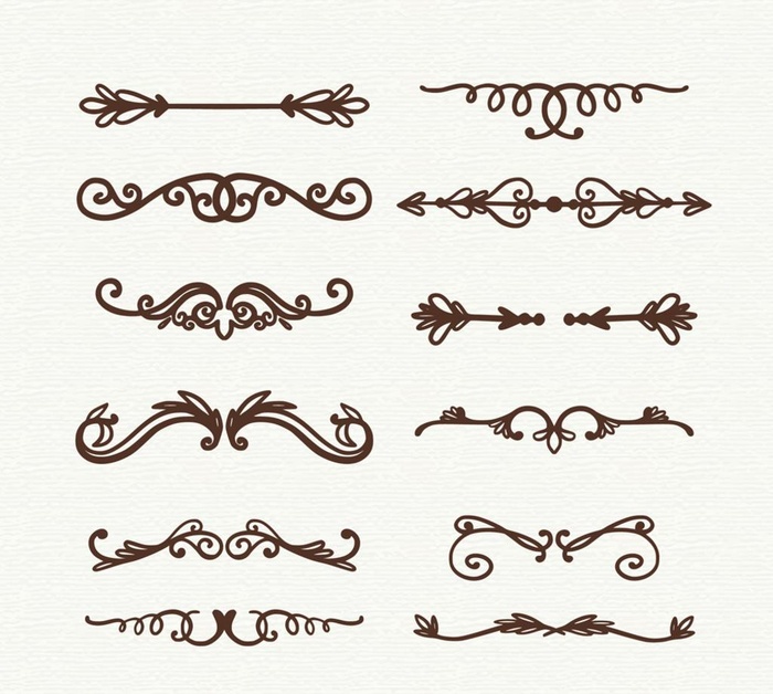 花纹分割线图片