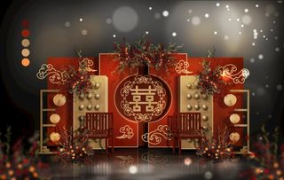 中式婚礼  图片