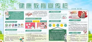 健康教育宣传栏图片