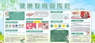 健康教育宣传栏图片