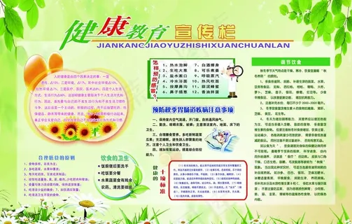 健康教育宣传栏图片