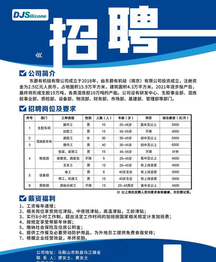 招聘海报图片psd模版下载