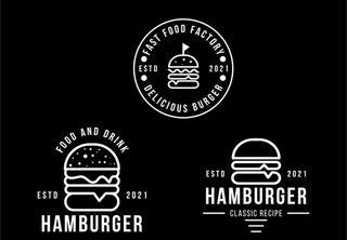 汉堡图标logo图片