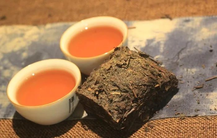 安化黑茶图片