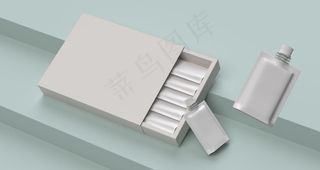 精美包装高档礼盒3D模型图片