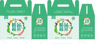 蔬菜包装盒平面图图片