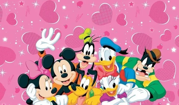 DISNEY米奇家族图片ai矢量模版下载