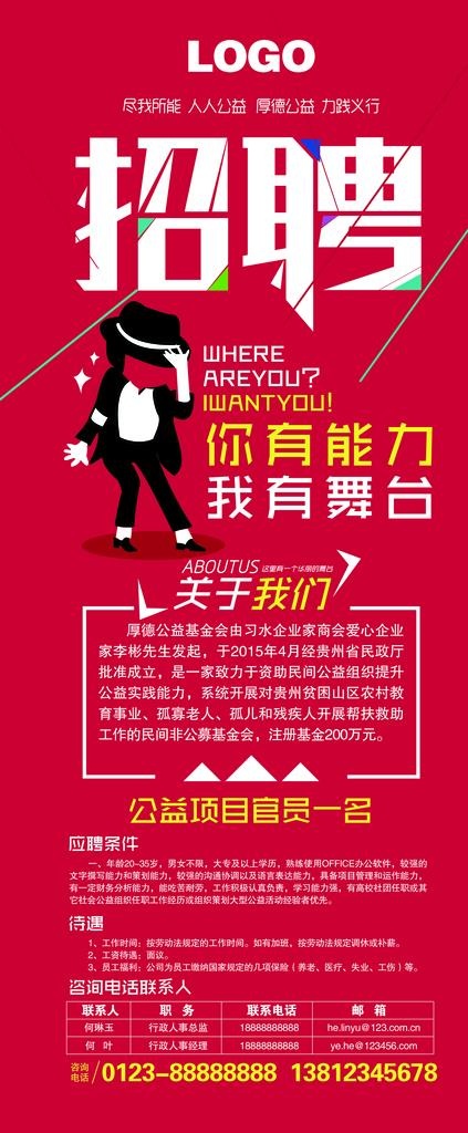 招聘图片(3150x7087)psd模版下载