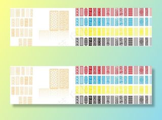 传统窗格花格图片