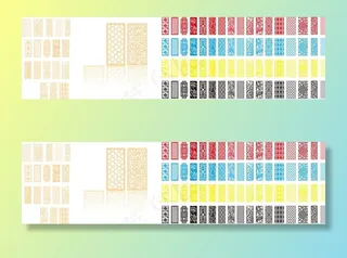 传统窗格花格图片