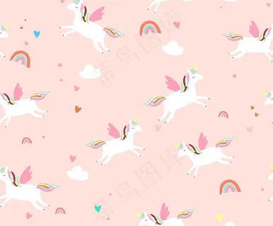 彩虹马 独角兽图片