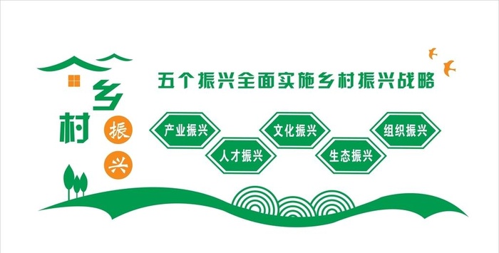 乡村振兴图片cdr矢量模版下载