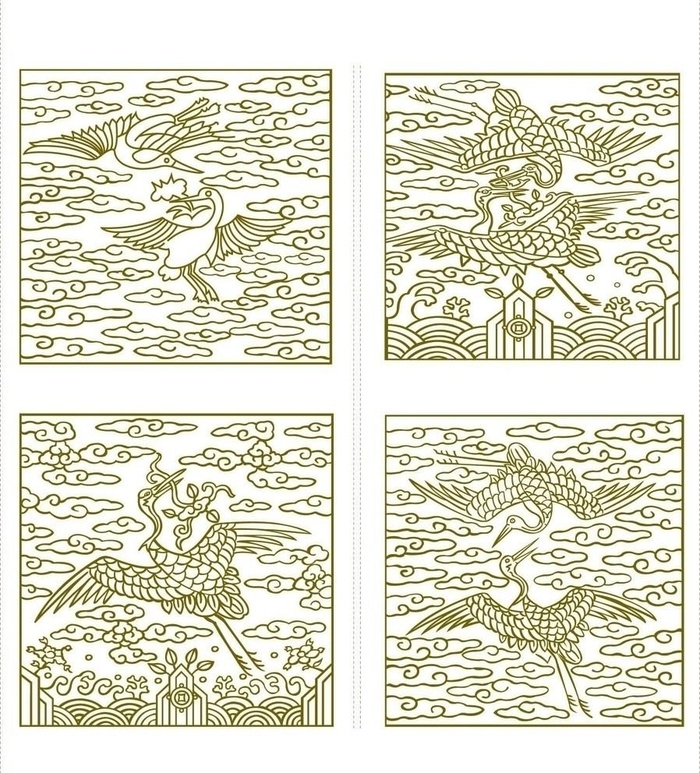 祥云底纹图案图片