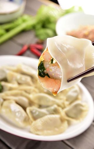 各色水饺图图片