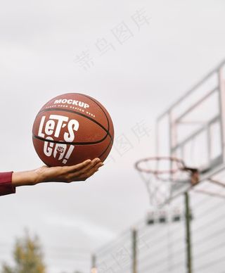 篮球样机图片