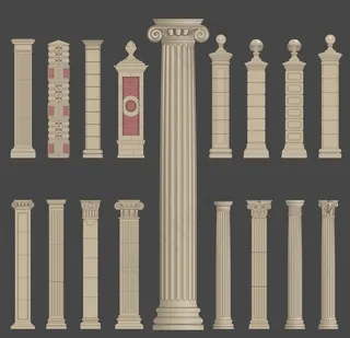 罗马柱图片