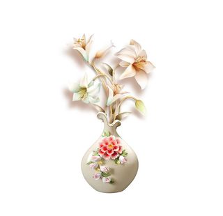 百合花 花瓶图片