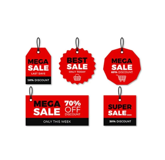 销售促销图标集合矢量图片ai矢量模版下载