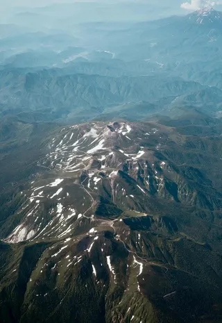 山脉高山俯视大山图片