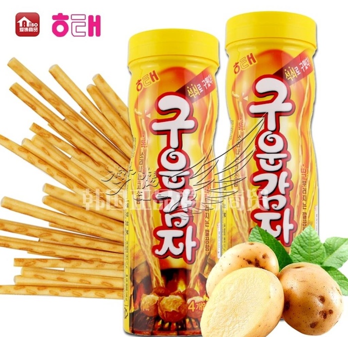 韩国海太烤薯棒108g图片