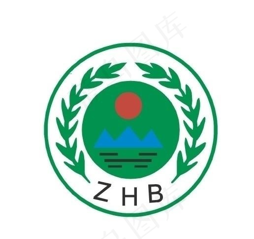 ZHB中国环境保护总局图片cdr矢量模版下载