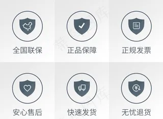 淘宝详情页售后承诺保障说明图片