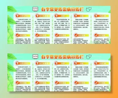 春季传染病宣传栏图片