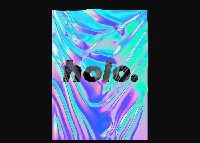 潮流全息铝箔镭射纸张背景图片