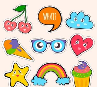 有趣的补丁图片