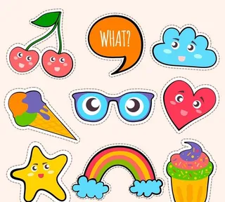 有趣的补丁图片