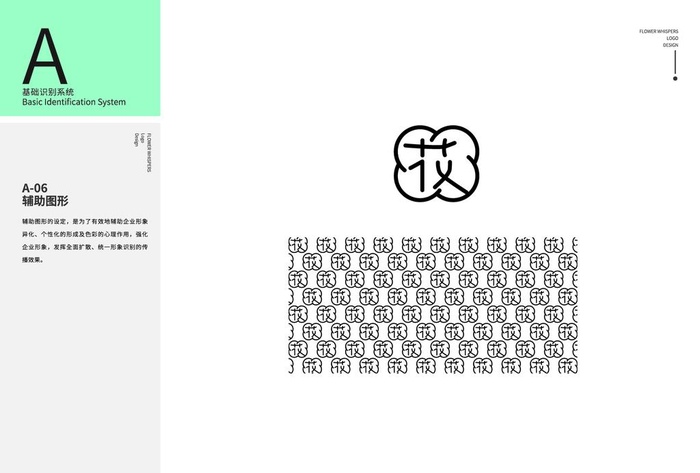 花店VI LOGO 辅助图形图片