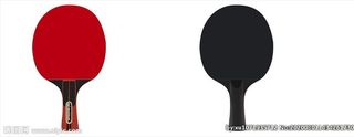 乒乓球拍实物手绘素材分层图片