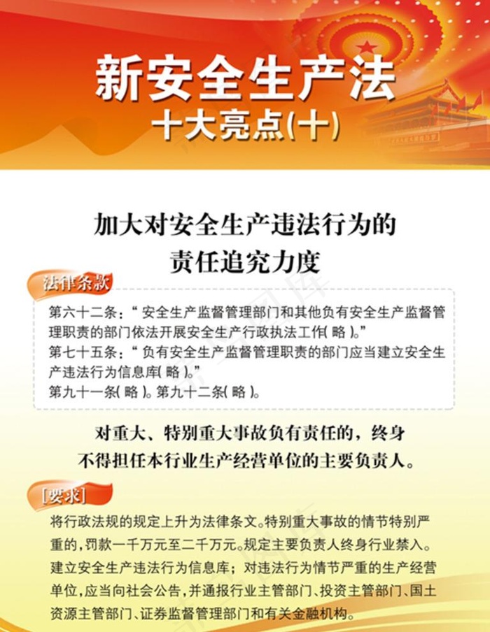 新安全生产法图片