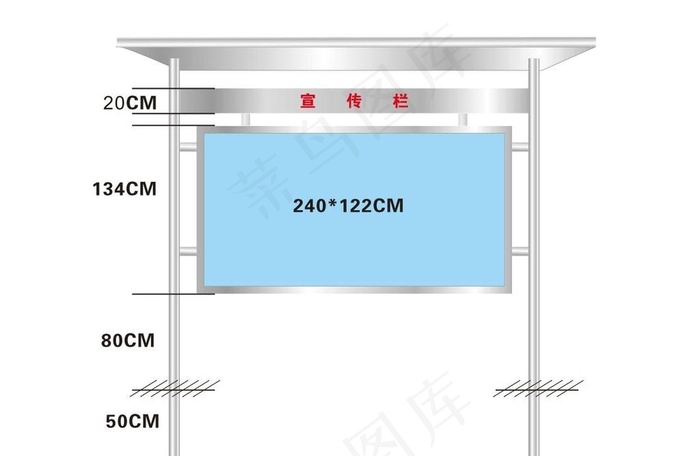 宣传栏图片cdr矢量模版下载