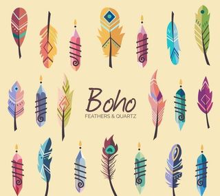 羽毛无缝背景图片