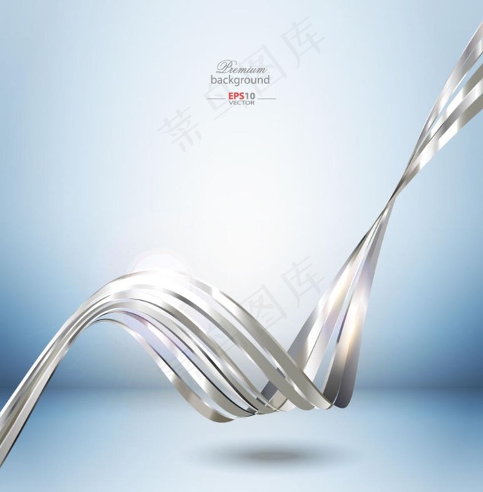 银色动感线条背景矢量素材图片